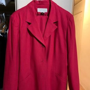 Norton Mcnaughton vintage linen suit size 12